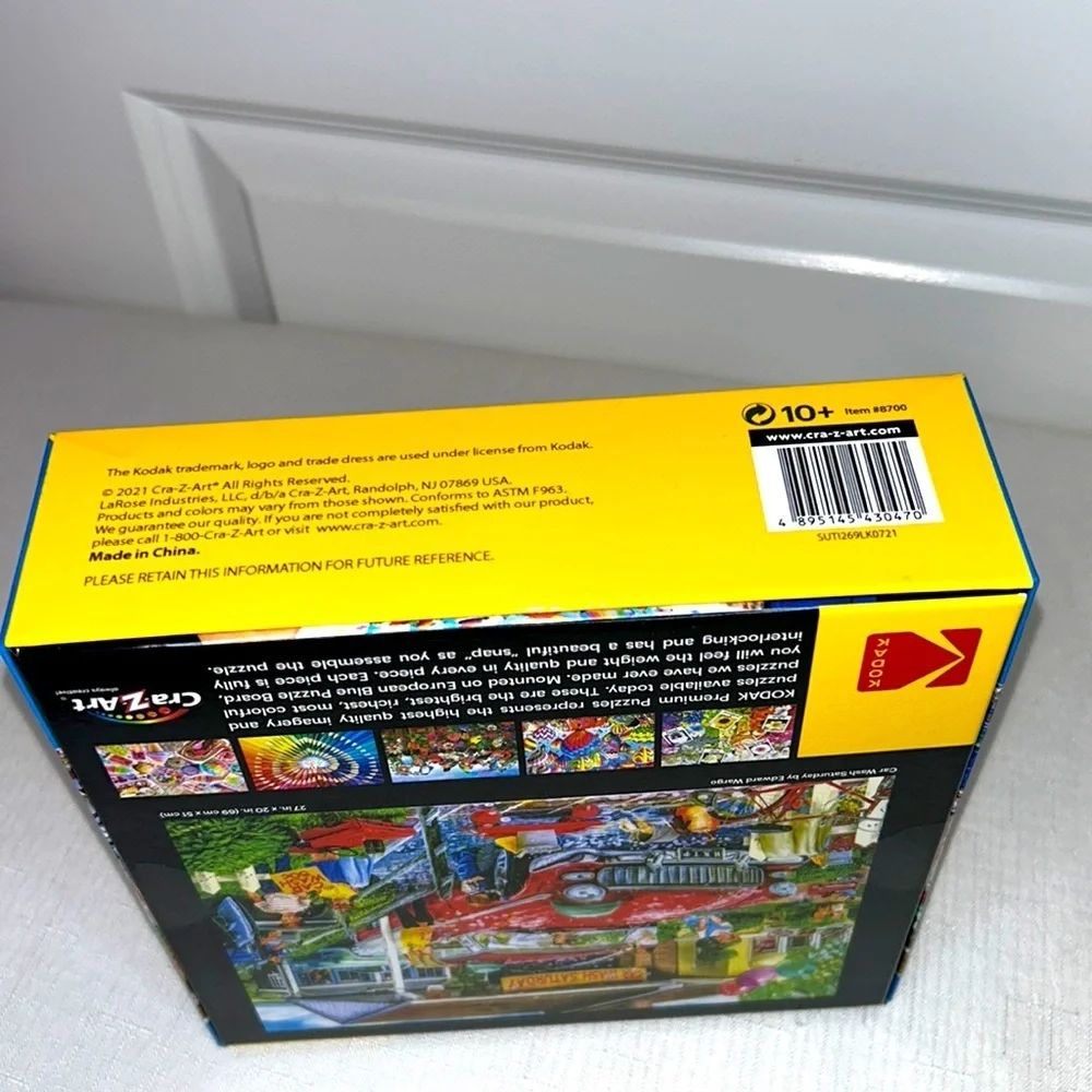 1,000 Piece Kodak Car Wash Saturday Puzzle